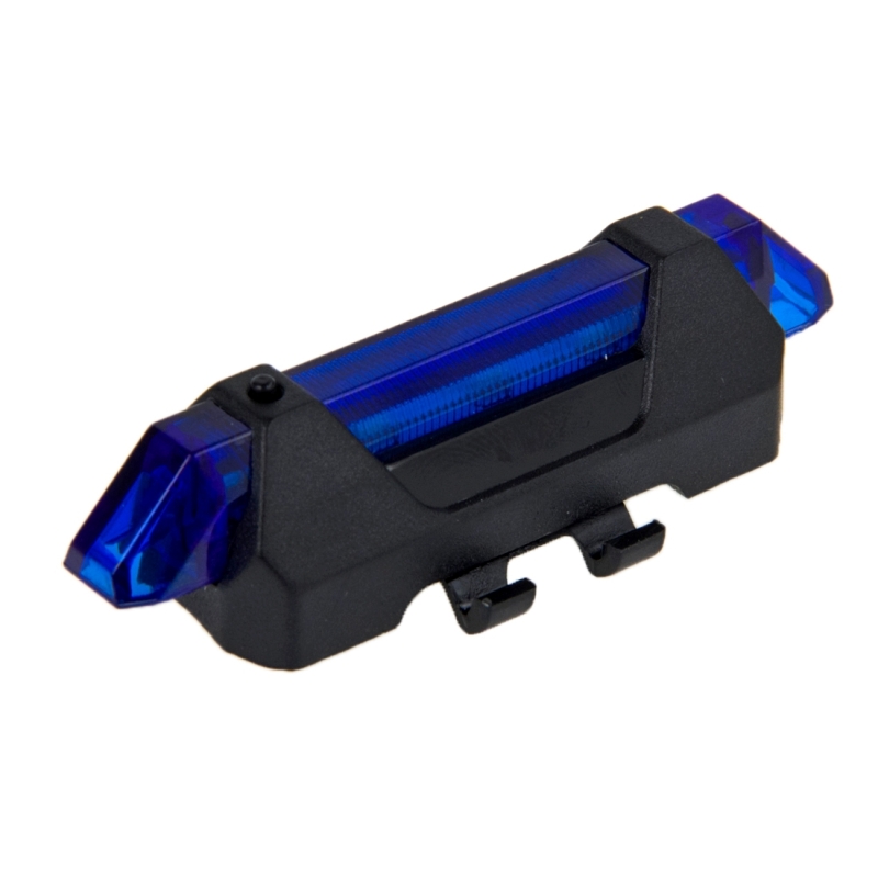 AQY-093 afneembare USB oplaadbare LED fiets Taillight(Blue)
