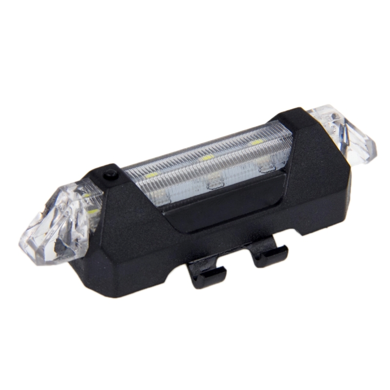 AQY-093 afneembare USB oplaadbare LED fiets Taillight(White)