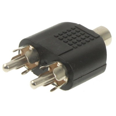 RCA vrouwtje naar 2 RCA mannetje Adapter