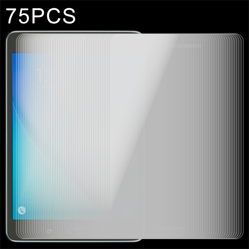 75 pc's voor Galaxy Tab een 8.0 / T350 / T355 0 4 mm 9 H + oppervlaktehardheid 2.5D explosieveilige getemperd glas Film