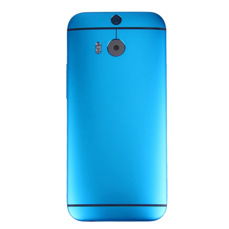 Achterzijde van de behuizing voor HTC One M8(Blue)