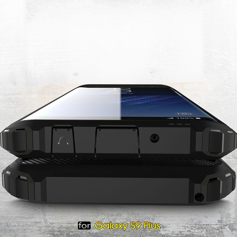 Voor Galaxy S9 PLUS TPU + PC 360 graden bescherming schokbestendige beschermende back cover(Grey)