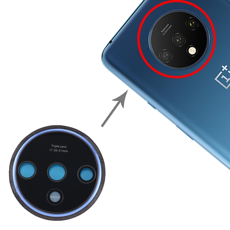 Originele camera lens cover voor OnePlus 7T (blauw)