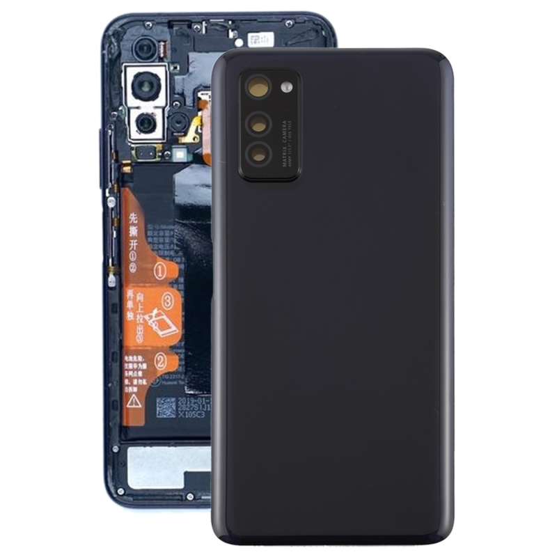 Originele batterij achtercover met camera lens voor Huawei Honor V30 (zwart)