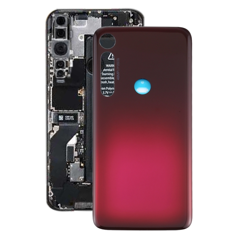 Batterij achterkant voor Motorola Moto G8 Plus (Rood)