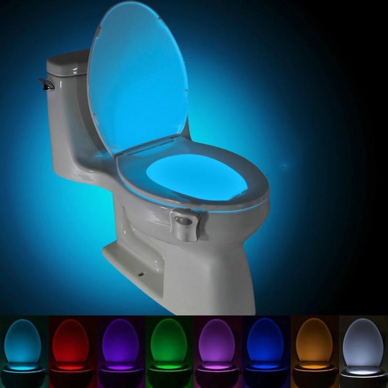Motion Activated toilet nachtlampje LED toilet licht badkamer wasruimte