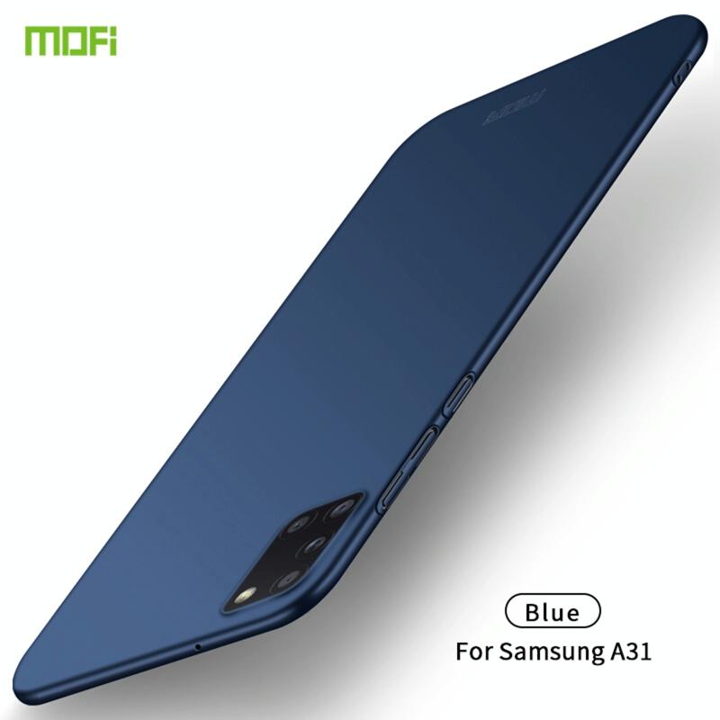 Voor Samsung Galaxy A31 MOFI Frosted PC Ultra-thin Hard Case(Blauw)