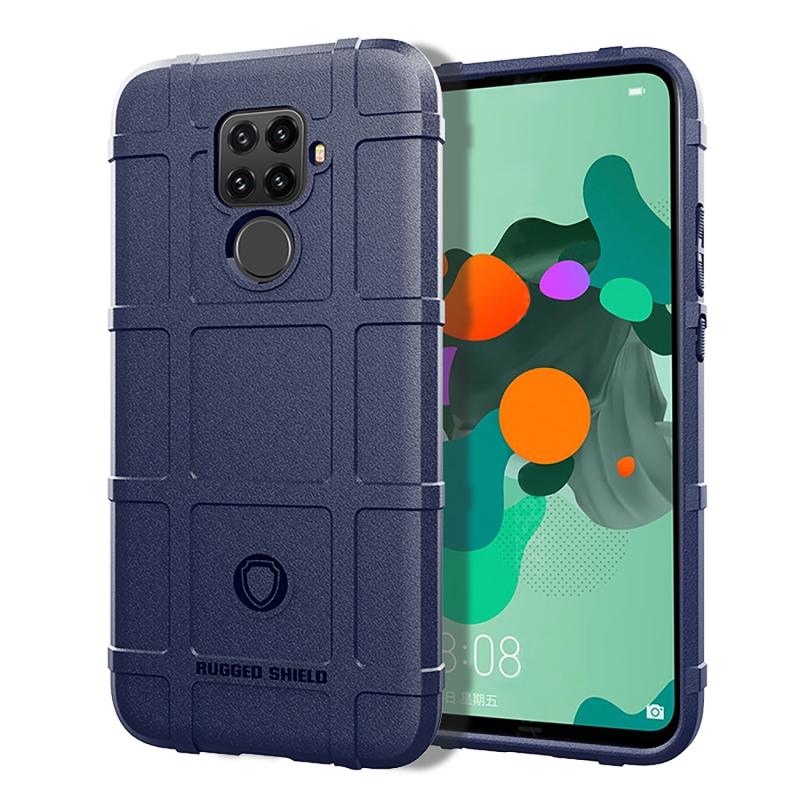 Voor Motorola Moto E7 Plus Volledige dekking Schokbestendige TPU Case (Blauw)