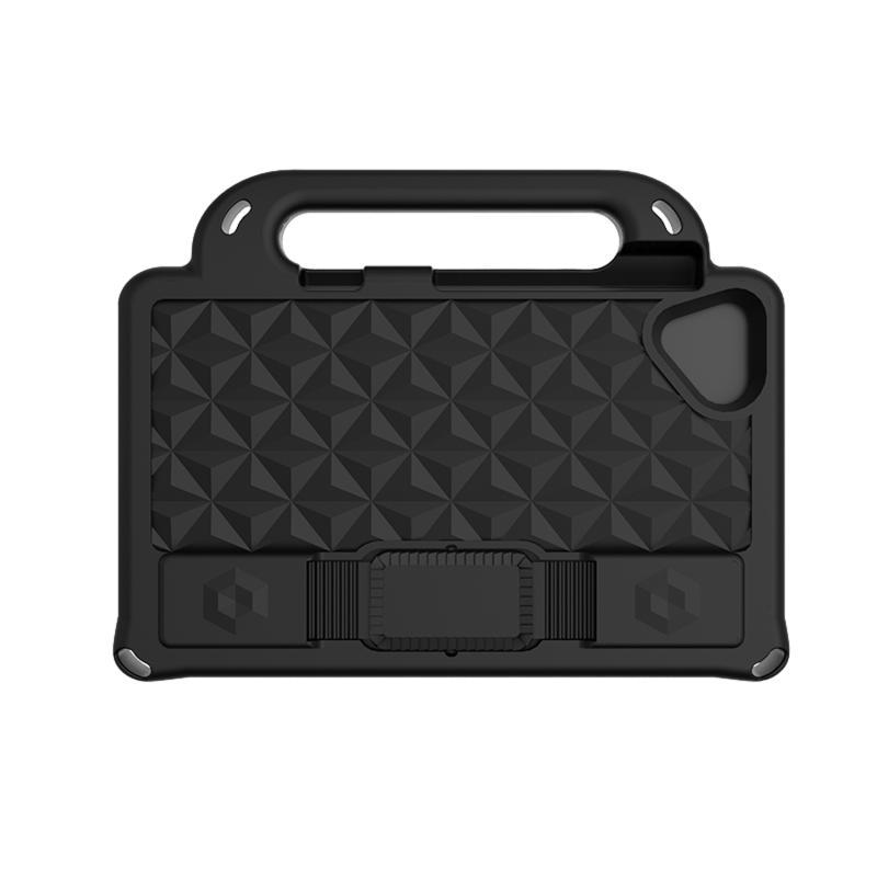 Voor Samsung Galaxy Tab A 8.0 T290 / T295 2019 Diamond Serie Eva Anti-Fall Shockproof Mouw Beschermende Shell Case met Houder & Strap (Black)