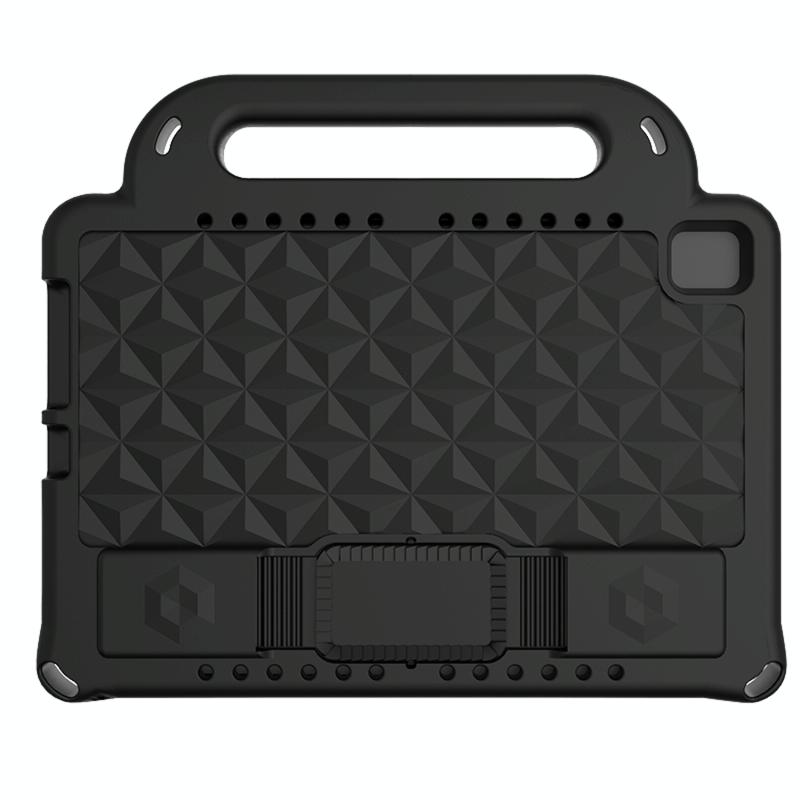 Voor Huawei Mediapad M5 10 10.8 Inch Diamond-serie EVA Anti-Fall Schokbestendige Mouw Beschermende Shell Case met Houder & Strap (Zwart)