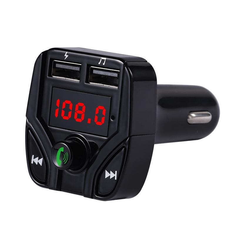 C4 Bluetooth MP3 Hands-Free Auto Apparaat LCD FM-zender Dual USB-oplader