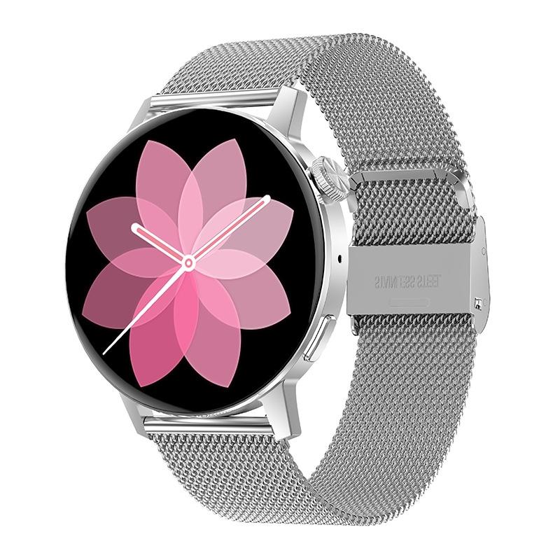 DT3 Mini 1.19 Inch Steel Watchband Kleurscherm Smart Watch