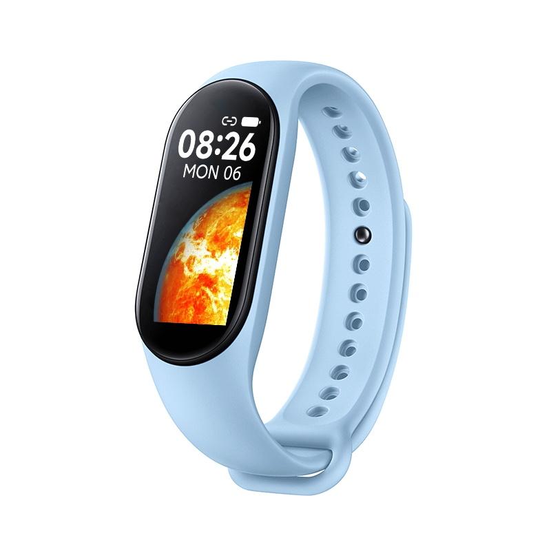 M7 0 96 inch kleurscherm Smart horloge ondersteuning van hartslagmonitoring/bloeddrukbewaking