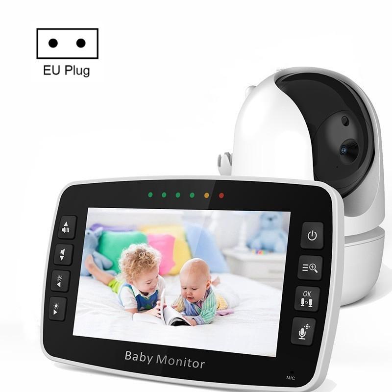 SM43A 4 3-inch kleurendisplay Nachtzicht Smart Zoom Babyfooncamera (EU-stekker)