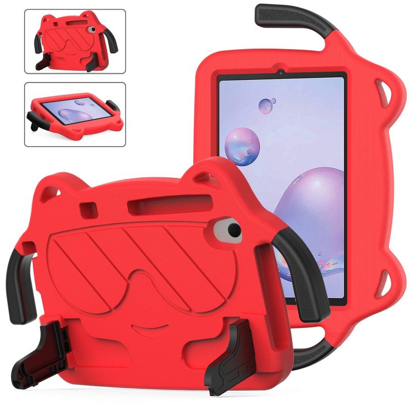 Voor Sumsung Galaxy Tab A 8.4 2020 T307/T307u Ice Baby EVA schokbestendige harde pc-tablethoes (rood + zwart)
