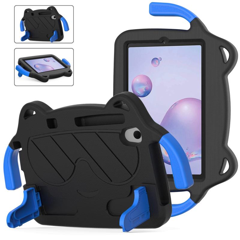 Voor Sumsung Galaxy Tab A 8.4 2020 T307/T307u Ice Baby EVA schokbestendige harde pc-tablethoes (zwart + blauw)