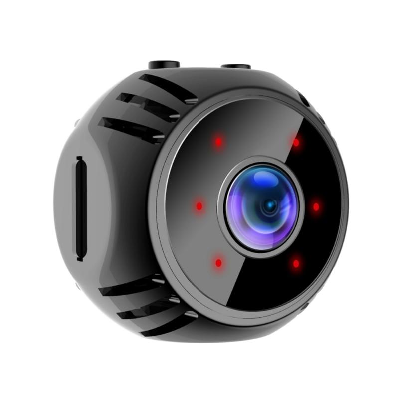 W8 Mini Camera HD 1080P Nachtzicht Batterij Video Surveillance Wifi Smart Home Camera(Zwart)