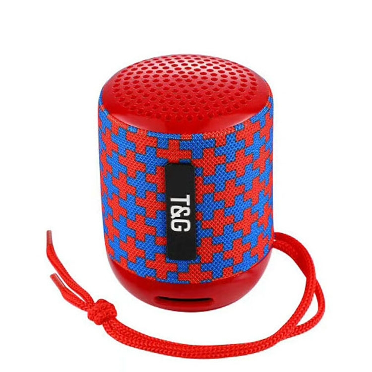 T&G TG129 draagbare draadloze muziek speaker Hands Free met MIC ondersteuning TF Card FM (rood)