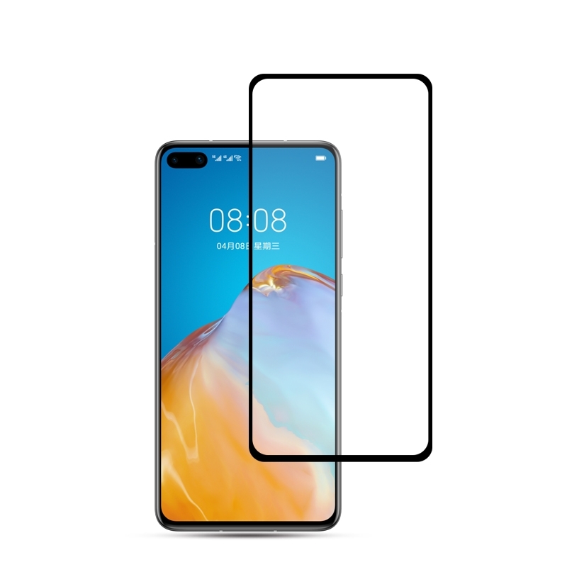 Voor Huawei P40 mocolo 0.33mm 9H 2.5D Full Glue Tempered Glass Film