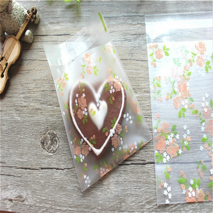 5 packs zelfklevend Seal OPP plastic zakken bruiloft geschenken tas snoep verpakking tas grootte: 10x10cm