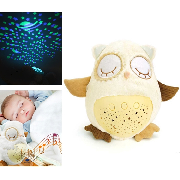 Baby slaap kalmerende en Lullaby machine geluid met Star projector muziek comfort pluche speelgoed (JLD-333-38A)