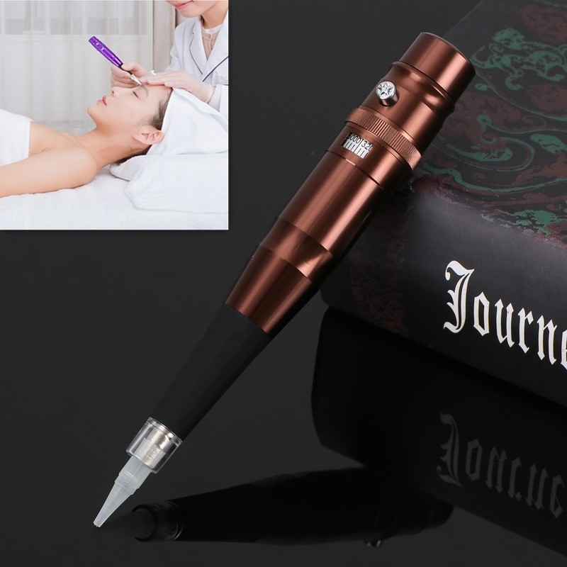 Semi-Permanente Tattoo Pen Apprentice Bleken Lip Tattoo Wenkbrauw Instrument (Brown)