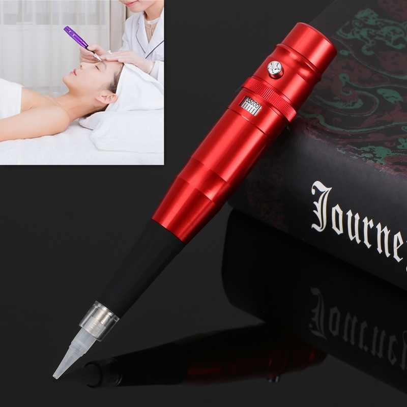 Semi-Permanente Tattoo Pen Apprentice Bleken Lip Tattoo Wenkbrauw Instrument (Rood)