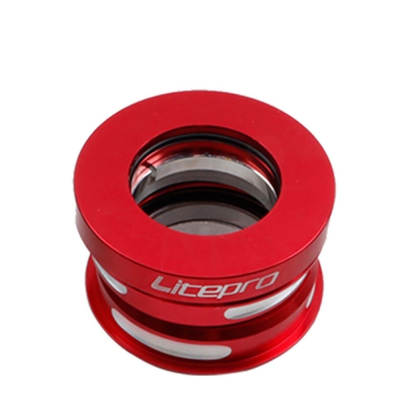 Litepro Folding Bike Headset 44mm ingebouwde lagerheadset voor Dahon BYA412 P18 P8-headset kleur:rood