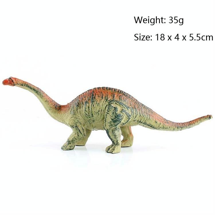 Simulatie Animal Dinosaur World Static Toy Models Style: 6 PCS Brontosaurus