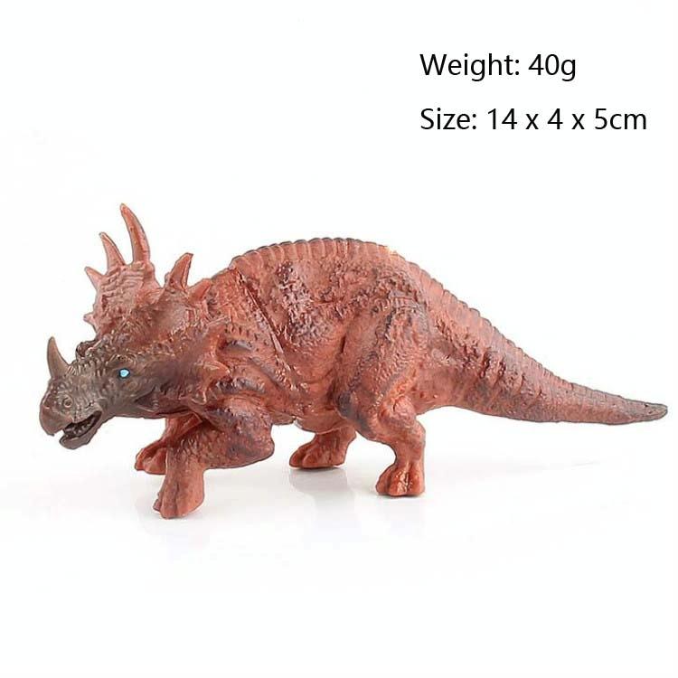 Simulatie Animal Dinosaur World Static Toy Models Style: 6 PCS Triceratops