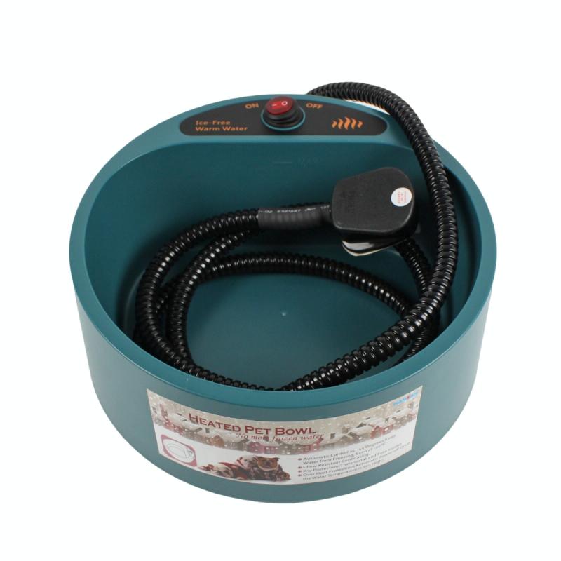 Pet Verwarming bowl kat en hondenvoer lade automatische constante temperatuur en warmte behoud water kom plug type: UK Plug 220-230V