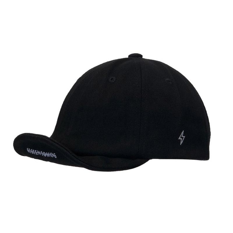 S588 Variëteit Short-Brimmed Peak Cap Brim Hat Soft Top Baseball Cap (One Size)