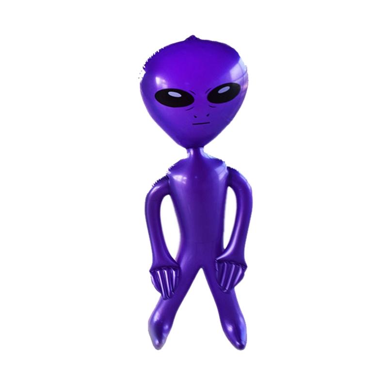 Ballon Model Fotografie Props Opblaasbare Alien KTV Bar Doll Balloon Halloween Party Doll Balloon Kleur: Paars (170cm)