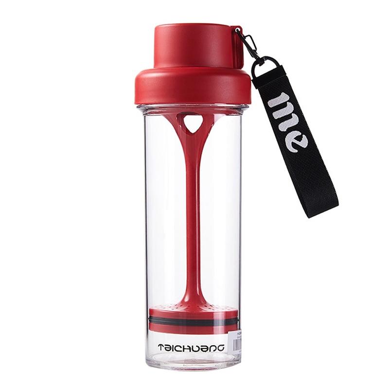 TC-1901 Plastic Thee scheiding cup met zeef (rood)