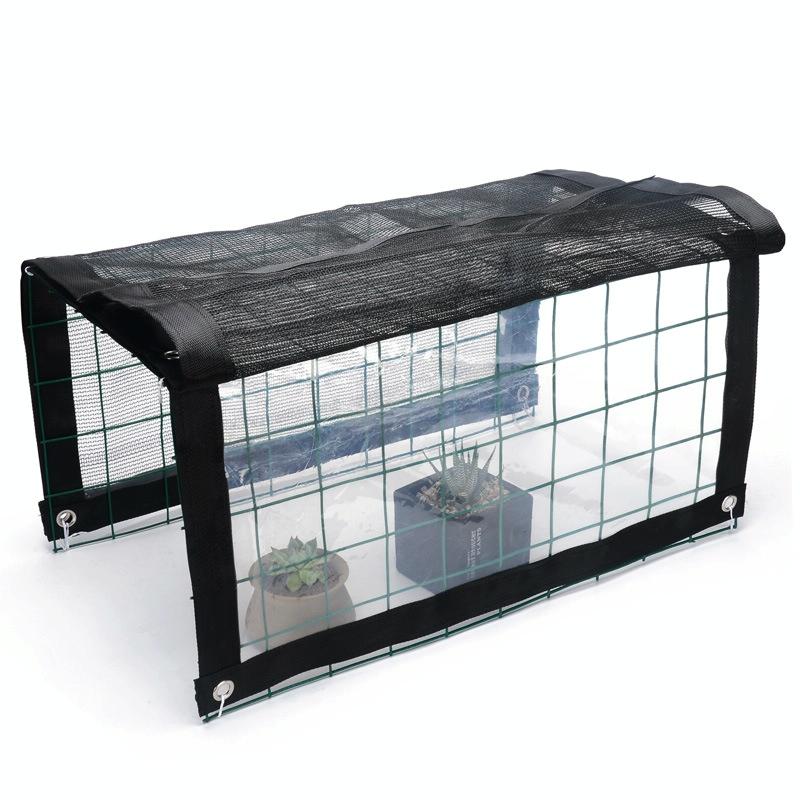 Regenbestendige luifel thermische isolatie ronde draad mesh bloemstandaard zonneschuur specificatie: 100x48x36cm