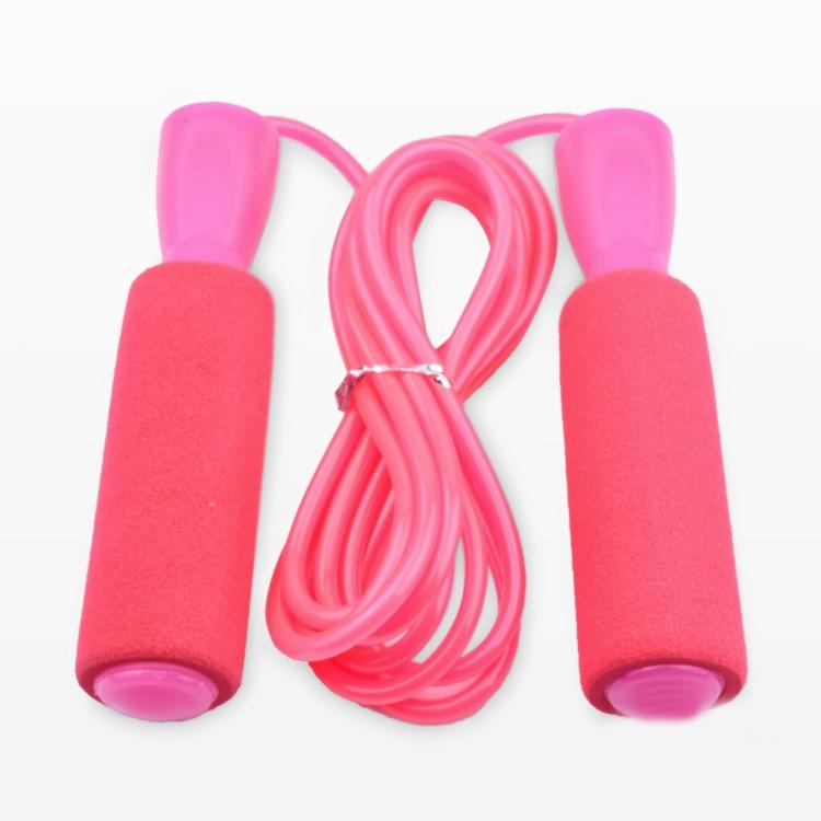 7 PCS 2.8m speciale schuim spijbelen touw voor student examens outdoor fitness skipping touw (rose rood)