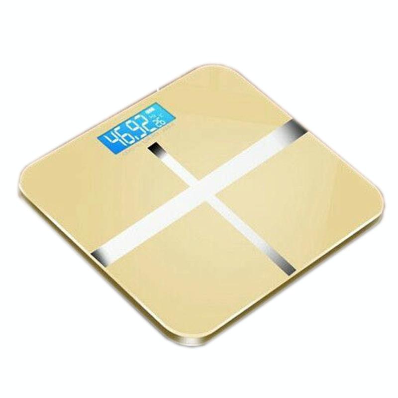 QQ-001 Gewichtschaal Home Gezondheid Menselijk Lichaam Elektronisch Schaal Oplaadmodel (Tyrant Gold)