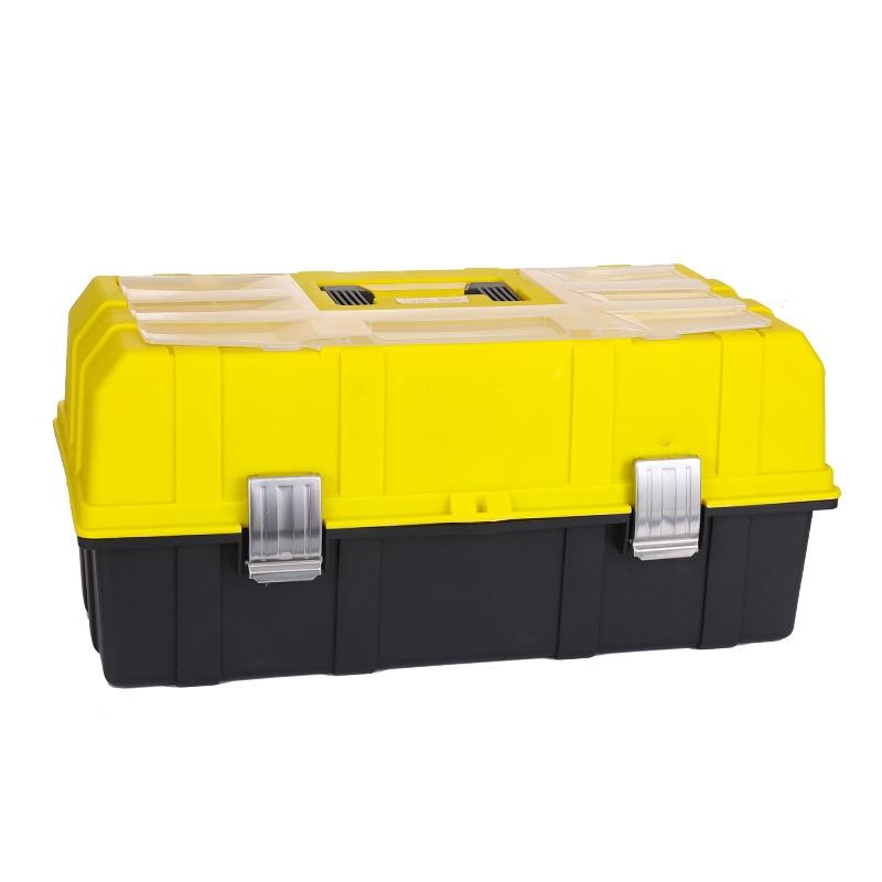 17 inch Folding Hardware Storage Box Hand-Filled Car Parts Toolbox Portable Electrician Repair Toolbox