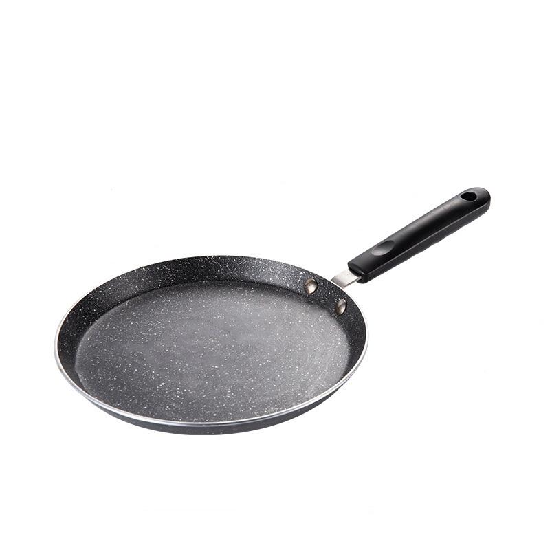 Niet-lijm pan cakekrost omelet ontbijt pannenkoek pan kleur: zwart 6 inch