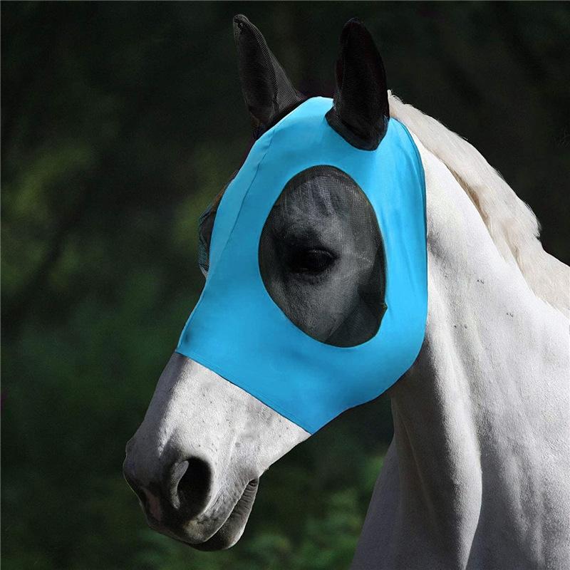 MMZ-001 Ademend Horse Mask Mosquito Insect en Fly Masker Paardensportbenodigdheden