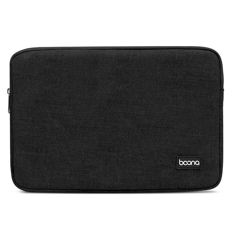 Baona Laptop Liner Tas Beschermhoes Grootte: 15.6 Inch (Lichtgewicht zwart)