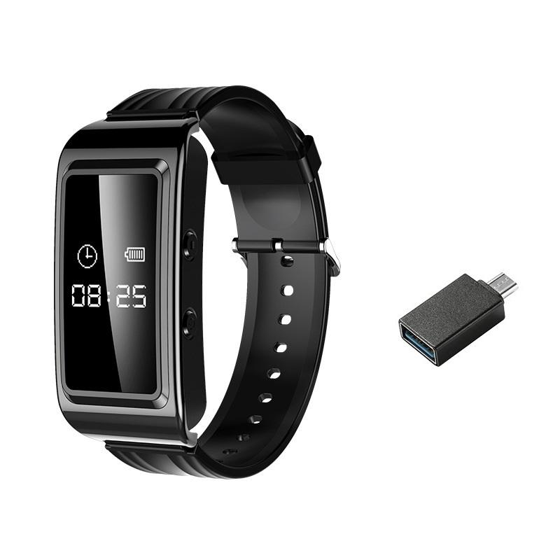D6 Outdoor Smart Long Standby Sports Armband Support HD Noise Reduction Recording / Video Capaciteit: 128 GB (Black + OTG)