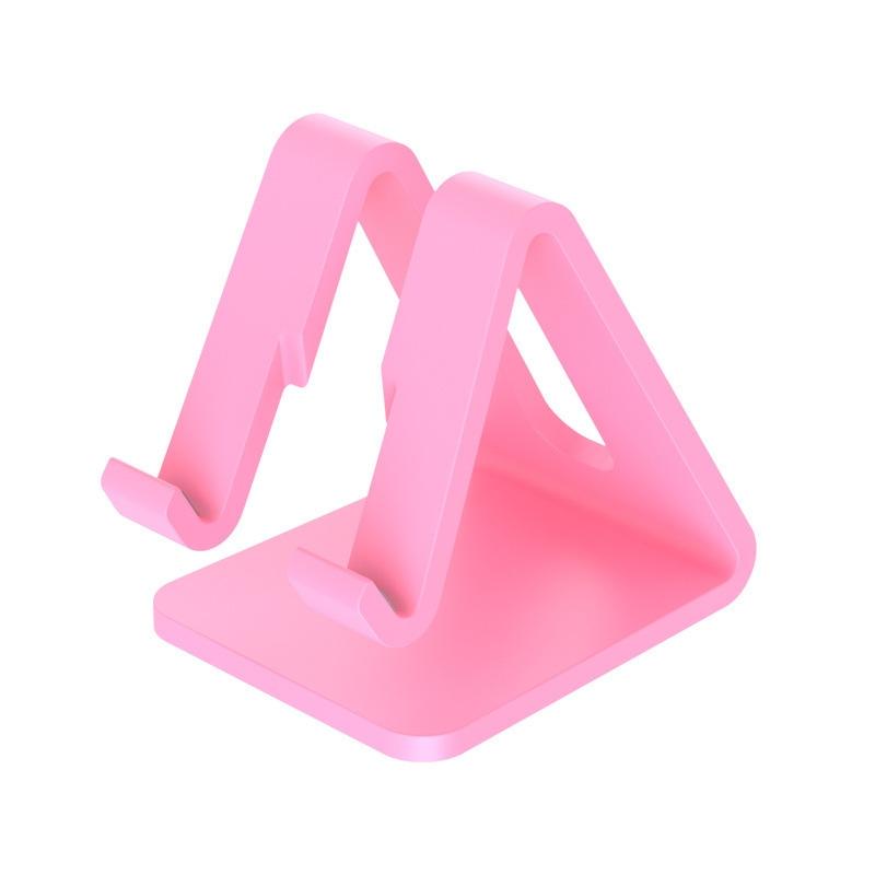 4 stks Z1 Draagbare Desktop Telefoon Stand Luie Tablet Stand Kleur: Plastic (Pink)