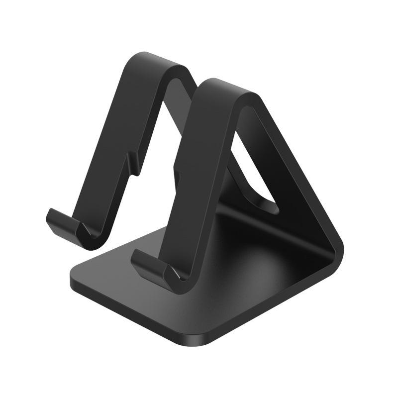 4 stks Z1 Draagbare Desktop Telefoon Stand Luie Tablet Stand Kleur: Plastic (Zwart)