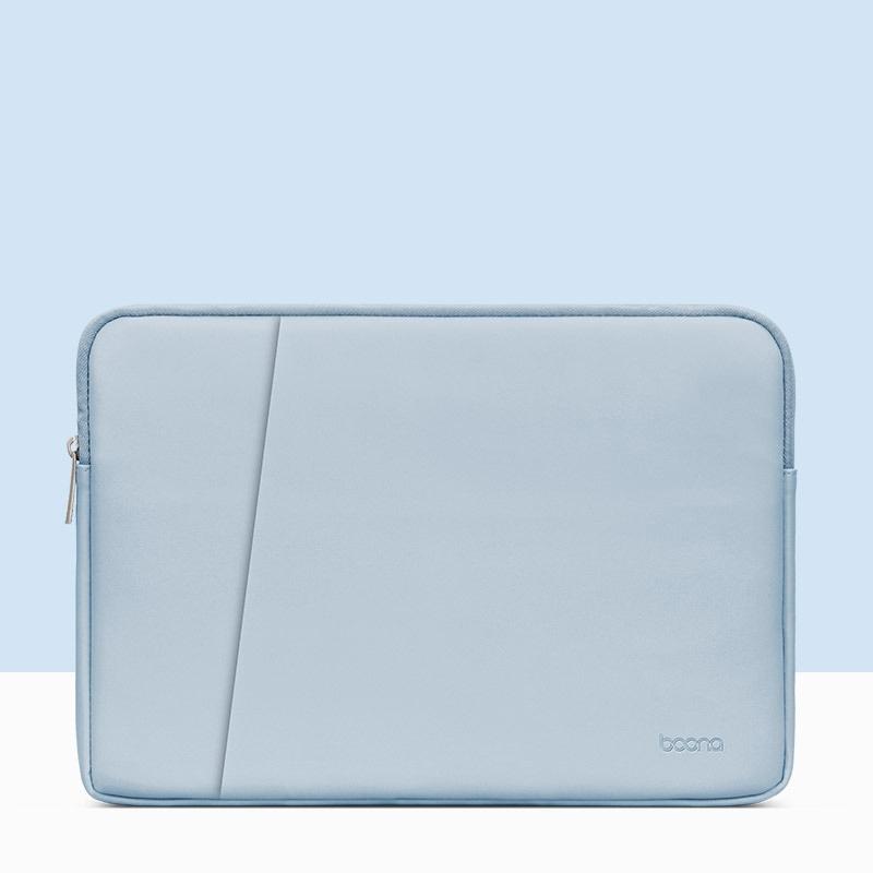 BAONA BN-Q001 PU lederen laptoptas kleur: dubbellaags hemelblauw maat: 11/12 inch