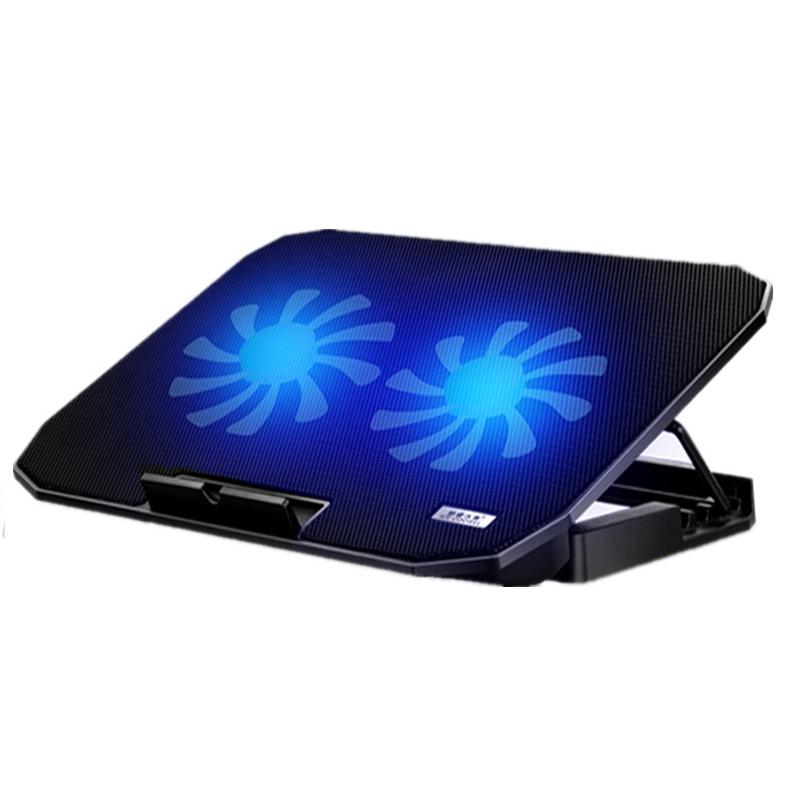 IJs Coorel N106 Laptop Base Aanpassing Radiator Dual-Fan Notebook Koeling Beugel Kleur: Standaard versie (blauw licht)