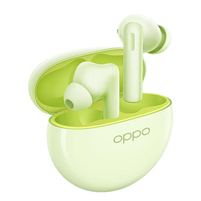 OPPO Enco Air2i In-Ear AI Oproep Ruisonderdrukking Muziek Game Draadloze Bluetooth Koptelefoon(Groen)