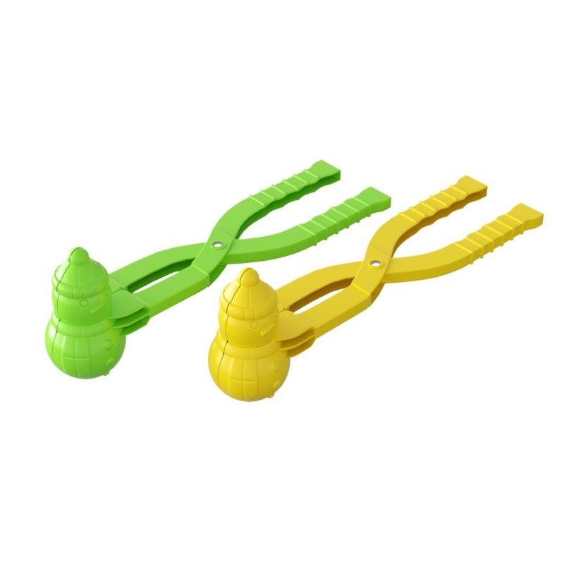 2 stks Sneeuwpop Kinderen Winter Outdoor Spelen met Snow Grippers Snowball Fight Tools