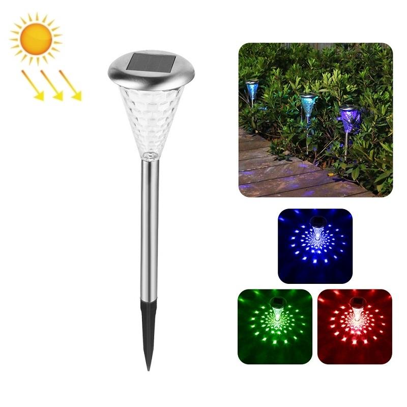 2 stks XS20252 Outdoor Courtyard Solar Waterdicht Lawn Light