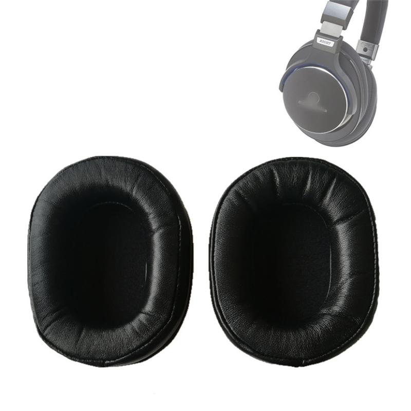 1 paar spons oorbescherming voor audio-technica ATH-M50 / M40 / M50X / MSR7 Kleur: Goatskin-Black